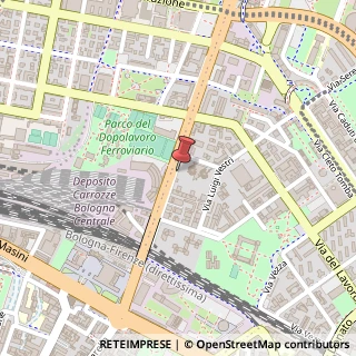 Mappa Via Emilio Zago, 2, 40128 Bologna, Bologna (Emilia Romagna)