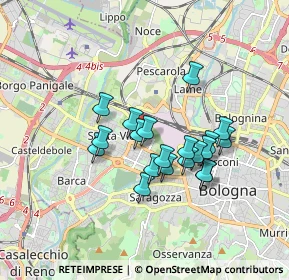 Mappa Largo Nigrisoli, 40133 Bologna BO, Italia (1.414)