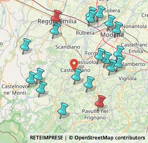 Mappa Via Francesco Petrarca, 42014 Castellarano RE, Italia (17.874)