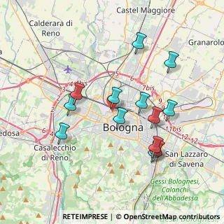 Mappa Via Camillo Casarini, 40137 Bologna BO, Italia (3.67923)
