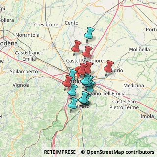 Mappa Via Camillo Casarini, 40137 Bologna BO, Italia (9.16294)
