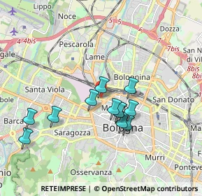Mappa Via Camillo Casarini, 40137 Bologna BO, Italia (1.58083)