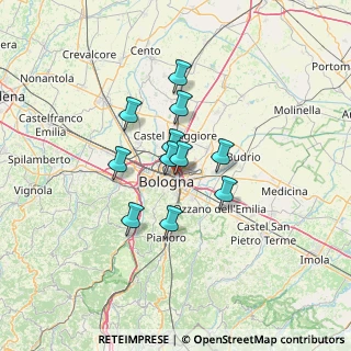 Mappa Via S. Donato, 40137 Bologna BO, Italia (9.56727)