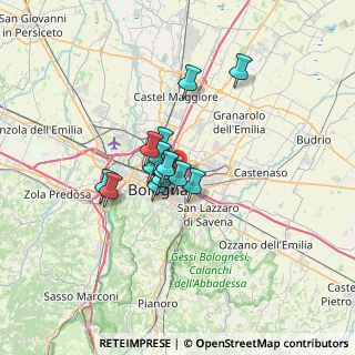 Mappa Via S. Donato, 40137 Bologna BO, Italia (4.25643)