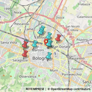 Mappa Viale Angelo Masini, 40126 Bologna BO, Italia (1.26273)
