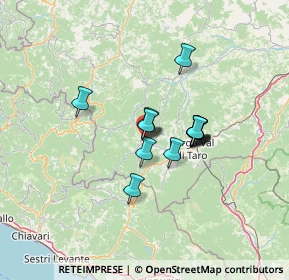 Mappa Via Grazia Deledda, 43041 Bedonia PR, Italia (8.845)