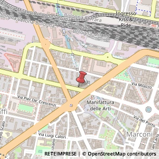 Mappa Via Amedeo Parmeggiani, 6, 40131 Bologna, Bologna (Emilia Romagna)