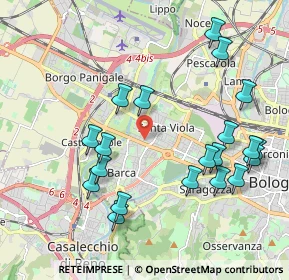 Mappa Via Vittoria, 40133 Bologna BO, Italia (2.228)