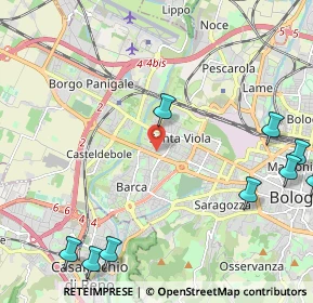 Mappa Via Vittoria, 40133 Bologna BO, Italia (3.30091)