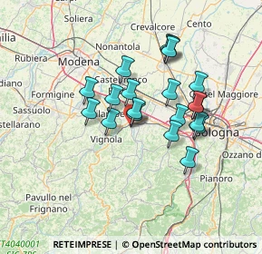 Mappa Via Molino, 40053 Valsamoggia BO, Italia (11.434)