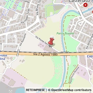 Mappa Via Ponte Ferrovia, 5, 40055 Castenaso, Bologna (Emilia Romagna)
