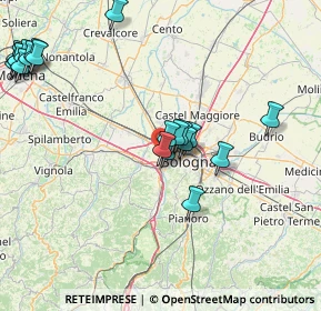 Mappa Via Giuseppe Vaccaro, 40132 Bologna BO, Italia (18.8715)