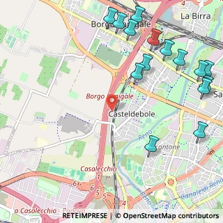 Mappa Via Giuseppe Vaccaro, 40132 Bologna BO, Italia (1.484)