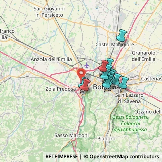 Mappa Via Giuseppe Vaccaro, 40132 Bologna BO, Italia (5.83)