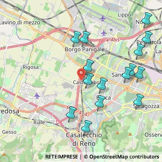 Mappa Via Giuseppe Vaccaro, 40132 Bologna BO, Italia (2.376)