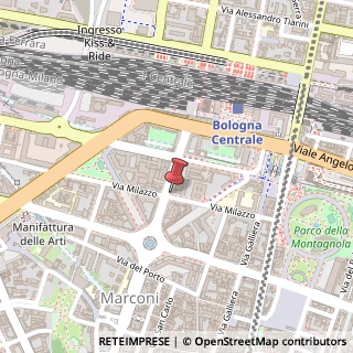 Mappa Via Milazzo, 5, 40121 Bologna, Bologna (Emilia Romagna)