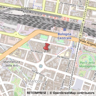Mappa Via Milazzo,  17, 40121 Bologna, Bologna (Emilia Romagna)