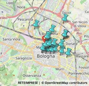 Mappa Via Cesare Boldrini, 40121 Bologna BO, Italia (1.193)