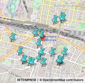 Mappa Via Cesare Boldrini, 40121 Bologna BO, Italia (0.5345)