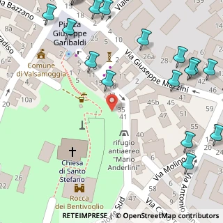 Mappa Via Carlo Termanini, 40053 Valsamoggia BO, Italia (0.108)