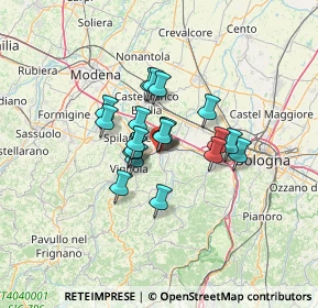 Mappa Via Carlo Termanini, 40053 Valsamoggia BO, Italia (8.661)