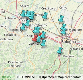 Mappa Via Carlo Termanini, 40053 Bazzano BO, Italia (13.16444)