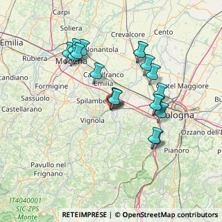 Mappa Via S. Giobbe, 40053 Valsamoggia BO, Italia (13.79211)