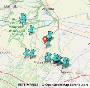 Mappa Via Frattina, 48017 Conselice RA, Italia (7.38)