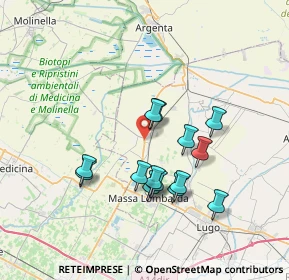 Mappa Via Frattina, 48017 Conselice RA, Italia (6.44)