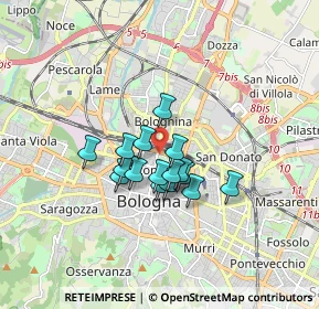 Mappa Parcheggio Garage Autostazione, 40126 Bologna BO, Italia (1.15188)