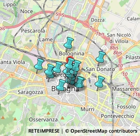 Mappa Parcheggio Garage Autostazione, 40126 Bologna BO, Italia (1.1465)