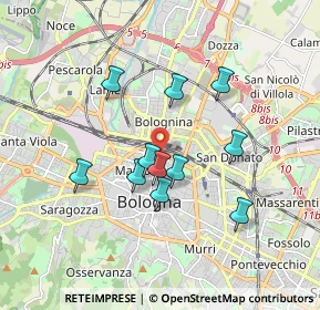 Mappa Parcheggio Garage Autostazione, 40126 Bologna BO, Italia (1.51364)