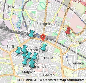 Mappa Parcheggio Garage Autostazione, 40126 Bologna BO, Italia (1.12545)