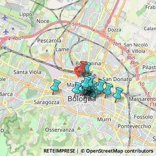 Mappa Via Milazzo, 40121 Bologna BO, Italia (1.18895)