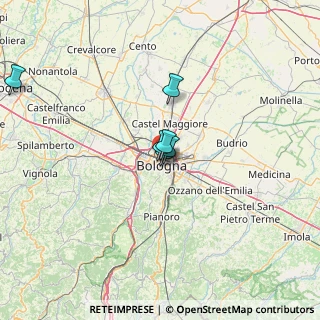 Mappa Via Milazzo, 40121 Bologna BO, Italia (25.80583)