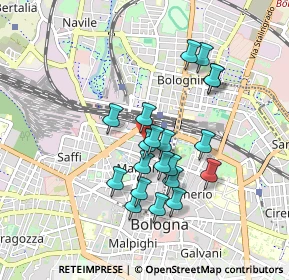 Mappa Via Milazzo, 40121 Bologna BO, Italia (0.779)