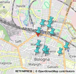 Mappa Via Milazzo, 40121 Bologna BO, Italia (0.84273)