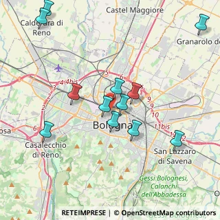 Mappa Via Milazzo, 40121 Bologna BO, Italia (4.22917)
