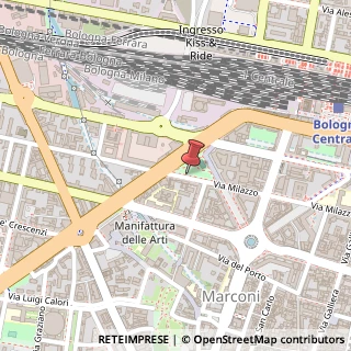 Mappa Via Milazzo,  24, 40121 Bologna, Bologna (Emilia Romagna)