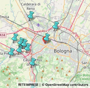 Mappa Via Giovanni Segantini, 40100 Bologna BO, Italia (5.32786)