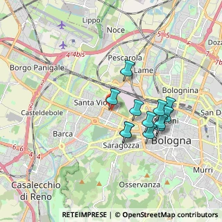 Mappa Via Marzabotto, 40134 Bologna BO, Italia (1.5575)
