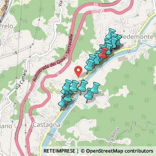 Mappa Via Pedemonte, 16010 Serra Riccò GE, Italia (0.41731)