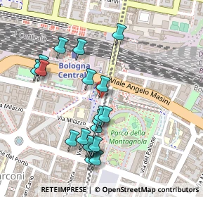 Mappa Piazza XX Settembre, 40121 Bologna BO, Italia (0.25)