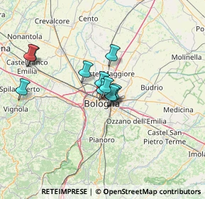 Mappa Piazza XX Settembre, 40121 Bologna BO, Italia (9.66)