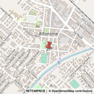 Mappa Piazza 10 Aprile, 17, 48011 Alfonsine, Ravenna (Emilia Romagna)