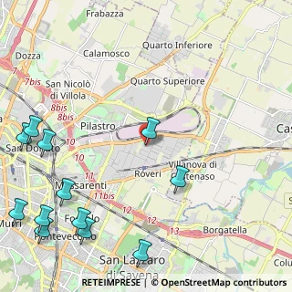 Mappa Via dell'Intagliatore, 40138 Bologna BO, Italia (3.25667)