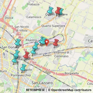 Mappa Via dell'Intagliatore, 40138 Bologna BO, Italia (2.22923)