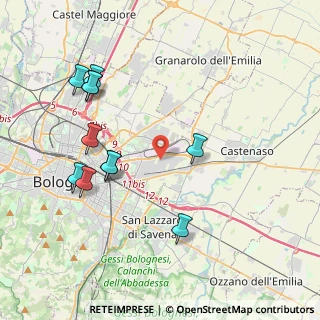 Mappa Via dell'Intagliatore, 40138 Bologna BO, Italia (4.37)