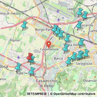 Mappa Via De Nicola Enrico, 40132 Bologna BO, Italia (2.55158)
