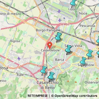 Mappa Via De Nicola Enrico, 40132 Bologna BO, Italia (3.084)